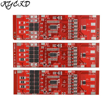 BMS 7S 24V 10A 20A 30A 8650 Lithium Battery Protection Board with Battery Balancer Li-ion Pack BMS for Power Bank Charging Drill
