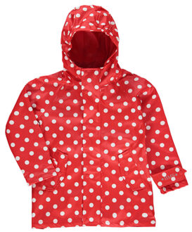 BMS HafenCity® Skin® Skin® Raincoat® Regenjas stippen rood - 122