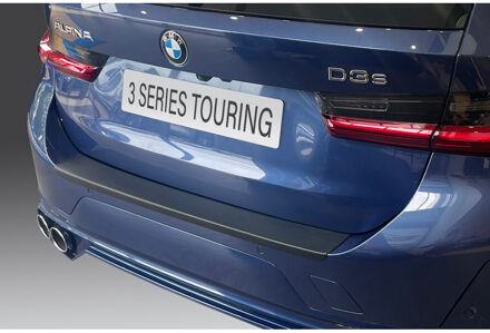BMW ABS Achterbumper beschermlijst passend voor BMW 3-Serie G21 Touring 'M' Sport Facelift 2023- Zwart GRRBP1404
