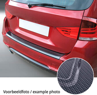 BMW ABS Achterbumper beschermlijst passend voor BMW iX3 (G08) 'M' Sport & 'M' 2022- Carbon Look GRRBP1389C