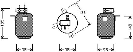BMW Airco Droger -89 0600D001