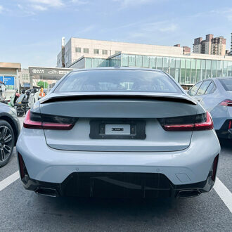 BMW AutoStyle Achterspoiler passend voor BMW 3-Serie G20 Sedan 2019- (ABS Glanzend zwart) TSBM123