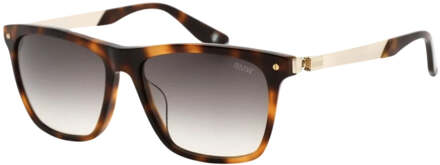 BMW Blonde Havana Omlijsting Getinte Lens Zonnebril - maat Bruin