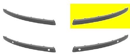 BMW BUMPERLIJST LINKS BUMPER ZWART zonder PDC-GATEN 0628581