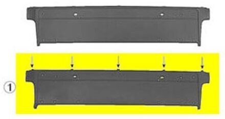 BMW Bumperlijst Midden -9/00 (voor Chroom Lijst) 0639480