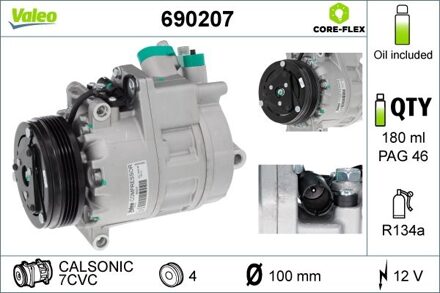 BMW Compressor, airconditioning 690207