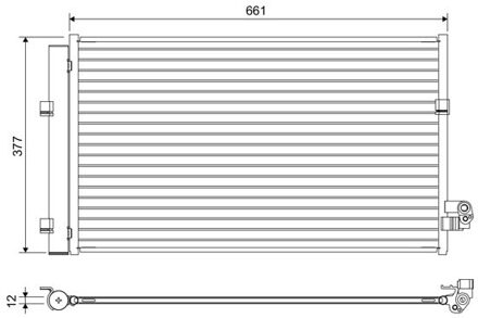 BMW Condensor, airconditioning 822647