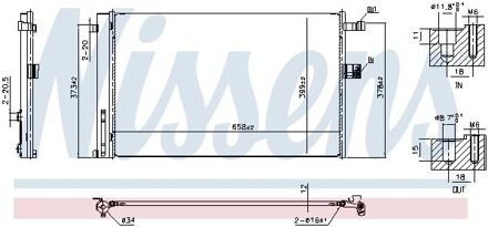 BMW Condensor, airconditioning 941356