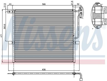 BMW Condensor, airconditioning 94761