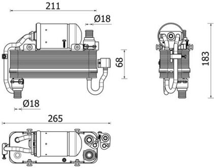 BMW Condensor, airconditioning AC960000P