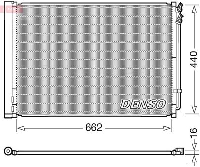BMW Condensor, airconditioning DCN05032