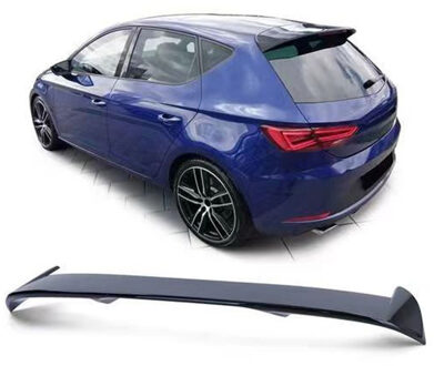 BMW Dakspoiler passend voor Seat Leon 5F 5-deurs 2013-2020 (ABS Glanzend zwart) TSSE76