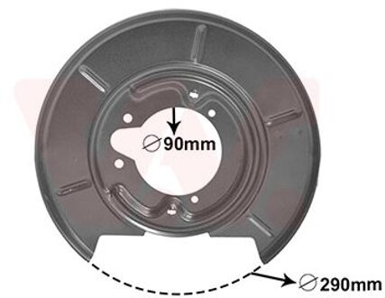 BMW Dekplaat, remschijf 0620373