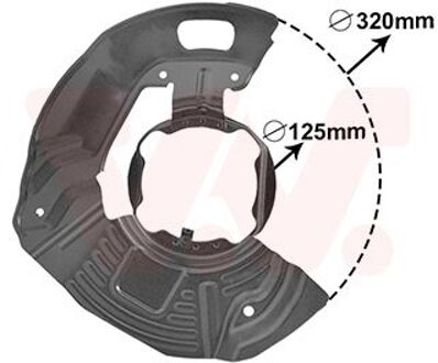 BMW Dekplaat, remschijf 0639372