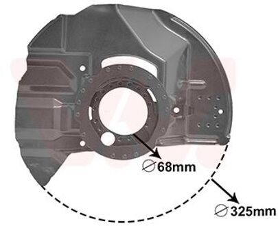 BMW Dekplaat, remschijf 0646371