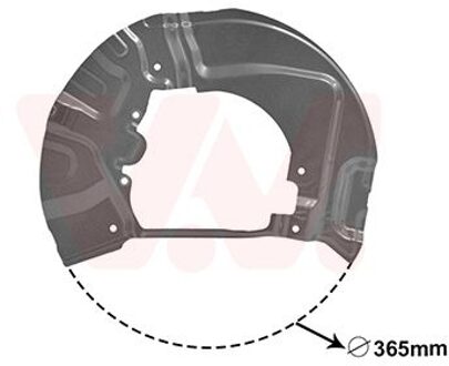 BMW Dekplaat, remschijf 0655371