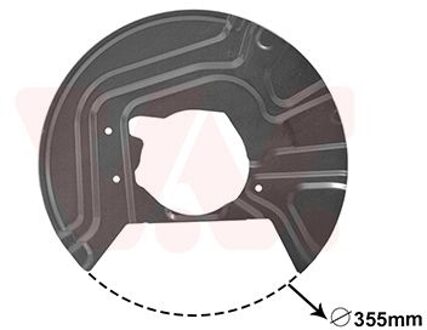 BMW Dekplaat, remschijf 0680371