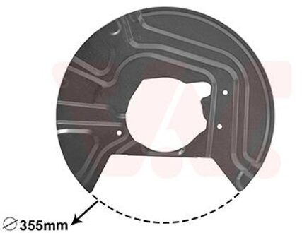 BMW Dekplaat, remschijf 0680372