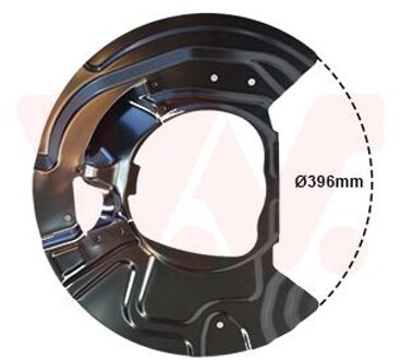 BMW Dekplaat, remschijf 0687371