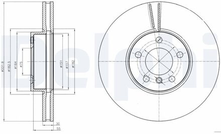 BMW Disque De Frein Unitaire BG9061