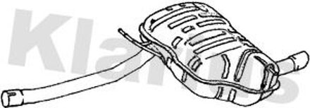 BMW Einddemper 250755