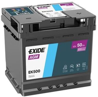 BMW Exide AGM EK500 570 A 50.0 Ah EK500