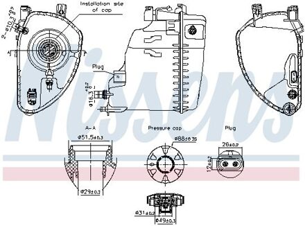 BMW Expansietank, koelvloeistof 996198