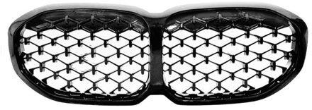 BMW Glanzend zwarte 'Diamond Type' Grill passend voor BMW 1-Serie F40 2019- DXSG073GBD