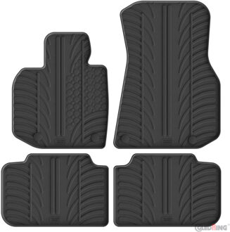 BMW Gledring Rubbermatten passend voor BMW X3 (G45) 2024- (T profiel 4-delig) GL0549