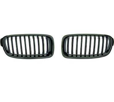 BMW Grillset Hoogglans Zwart / Zijdeglans Zwart BMW F30/F31 1217340