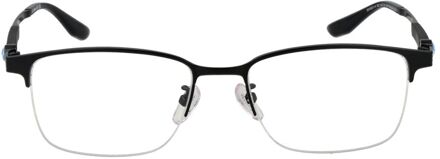 BMW Halfrande Metalen Bril Zwart - One Size