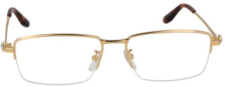 BMW Halfrim Metalen Bredere Bril Bruin