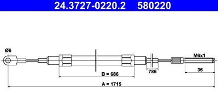 BMW Handremkabel 24372702202