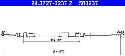 BMW Handremkabel 24372702372