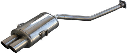 BMW InoxCar uitlaat passend voor BMW 3-Serie E36 320i 1992- 2x80mm Racing IXOVBM01RA