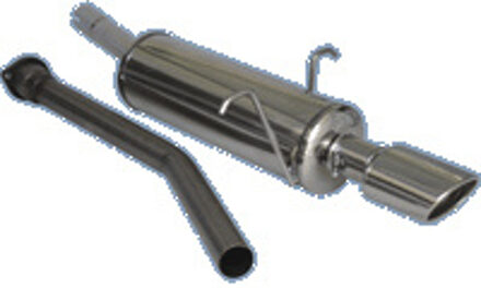 BMW InoxCar uitlaat passend voor BMW 3-Serie E36 323i 24v 1992- 120x80mm IXBME3606120