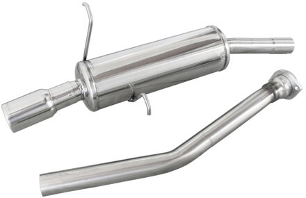 BMW InoxCar uitlaat passend voor BMW 3-Serie E36 323i 24v 1992- 80mm IXBME360680