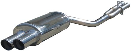 BMW InoxCar uitlaat passend voor BMW 3-Serie E36 325i/328i 1992- 1992- 2x80mm Racing IXOVBM04RA