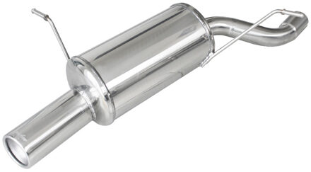 BMW InoxCar uitlaat passend voor BMW 3-Serie E46 318Ti Compact 143pk 2002-2005 1x80mm IXBME460380