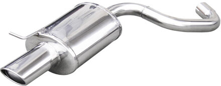 BMW InoxCar uitlaat passend voor BMW 3-Serie E91 320D Touring (177pk) 2005- 120x80mm IXOVBM17120