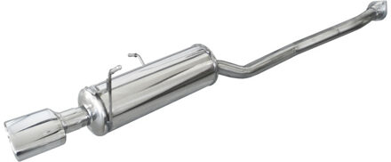 BMW InoxCar uitlaat passend voor BMW Z3 Roadster 1.9 140pk 1995-1999 1x120x80mm Obliquo IXBMZ301SB