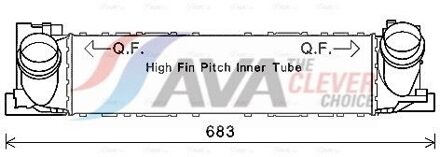 BMW Intercooler, inlaatluchtkoeler BW4467