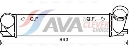 BMW Intercooler, inlaatluchtkoeler BWA4473