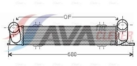 BMW Intercooler, inlaatluchtkoeler BWA4538