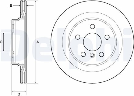 BMW Jeu De 2 Disques De Frein Peints BG4778C