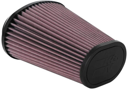 BMW K&N universeel vervangingsfilter Ovaal met Ovale flens 72mm aansluiting, 165mm bodem, 114x83mm top, RU5063