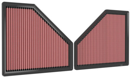 BMW K&N vervangingsfilter passend voor BMW M3 (G80) & M4 (G82) 2020- (Set van 2 stuks) (33-3171) 333171