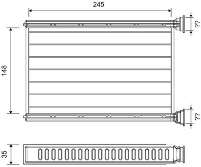 BMW Kachel radiateur 812401