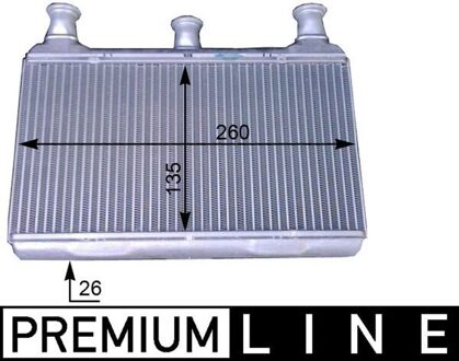 BMW Kachelradiateur, interieurverwarming AH115000P