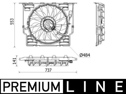 BMW Koelventilator CFF543000P
